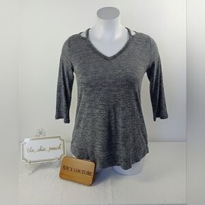 🖤 Juicy Couture Cold-Shoulder Blouse – NWT 🖤